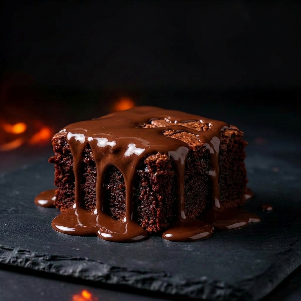 Brownie com Calda